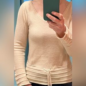 Marc Jacobs lightweight cotton-wool off white sweater